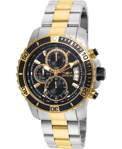 Часы Invicta Men's 22418 Pro Diver Quartz Multifunction Black Dial