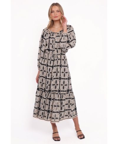 Petal and Pup Женское миди-платье Faris Off Shoulder