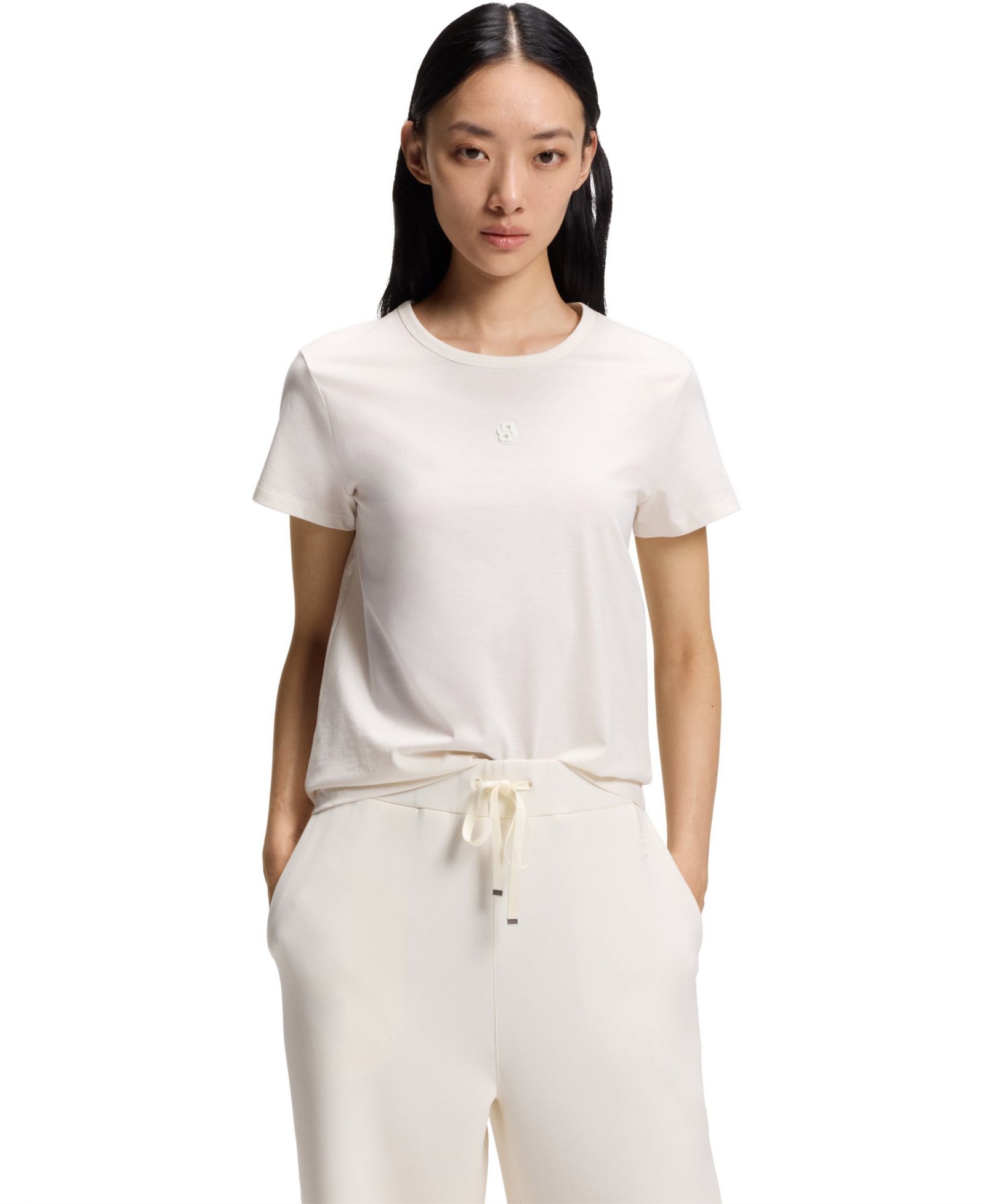 BOSS by Hugo Boss Women's Mercerized Cotton Regular-Fit T-Shirt