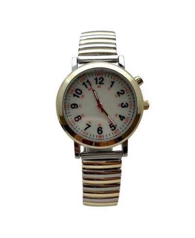 Женские часы Olivia Pratt Two Tone Stretch Band Easy Read с секундной стрелкой