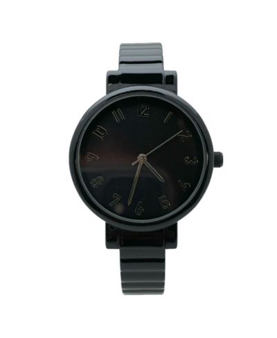 Женские часы Olivia Pratt Black Round Face Every Day Versatile Bangle