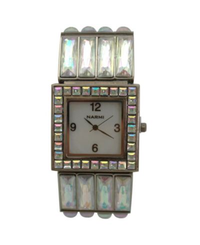 Женские часы Olivia Pewter Pratt Square Jewel
