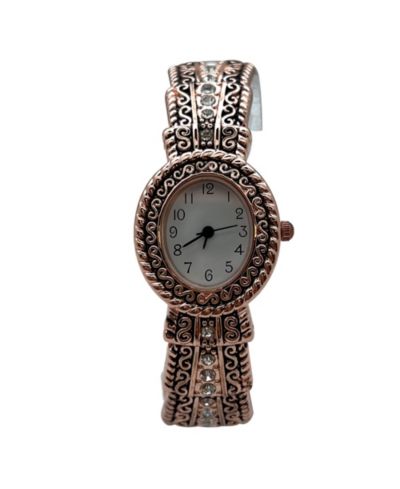 Olivia Pratt женские часы Rose Gold Elegant Textured Bangle