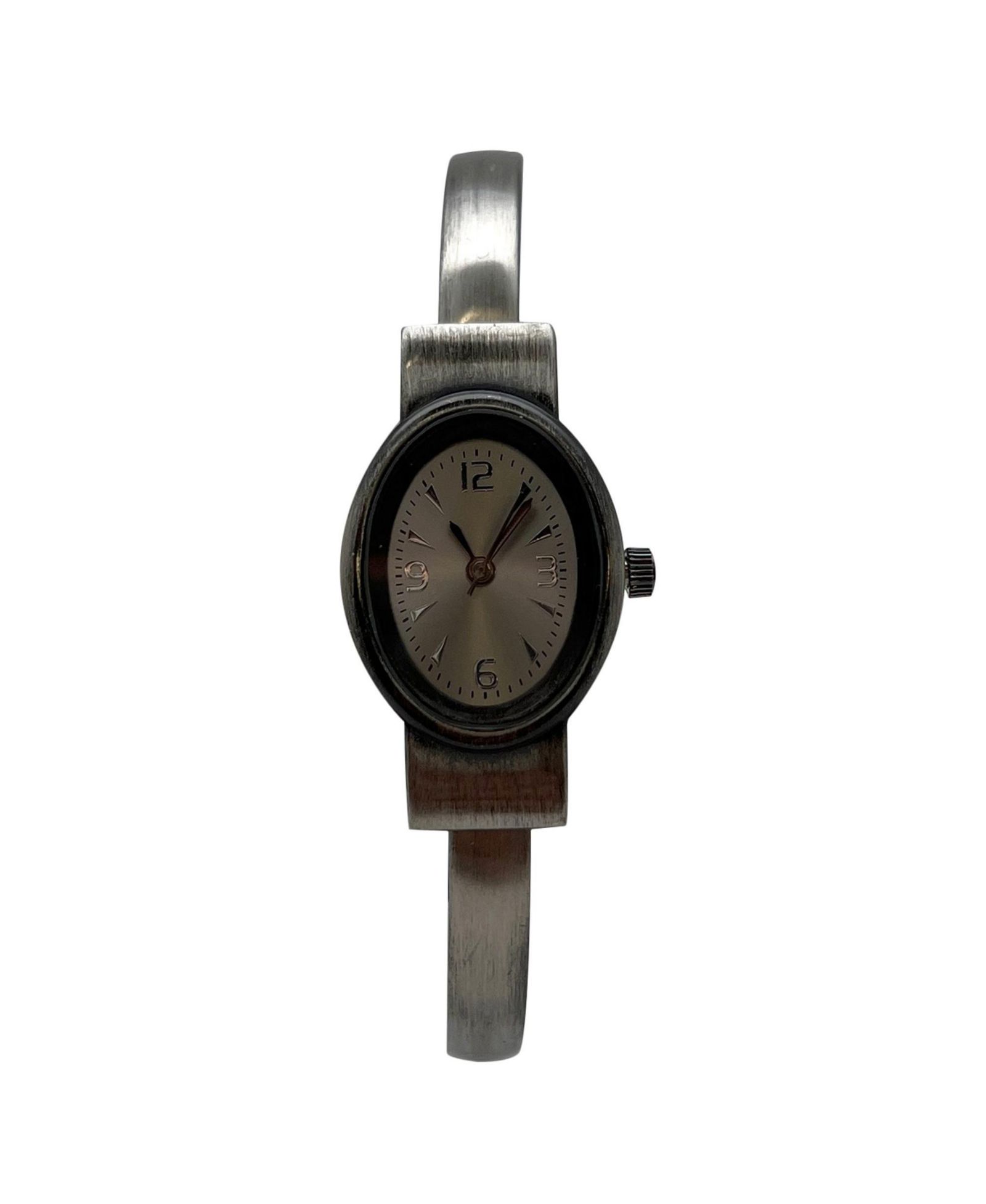 Olivia Pratt Dark Grey Small and Minimalist Every Day Bangle Women Watch