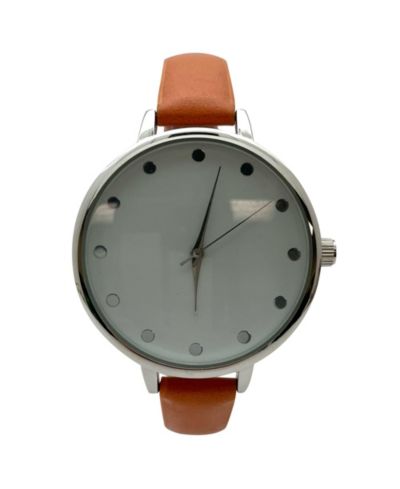 Женские часы Olivia Pratt Everyday Faux Leather, Orange