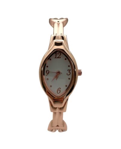 Olivia Pratt Elegant Thin Bangle Women Watch, Rose Gold