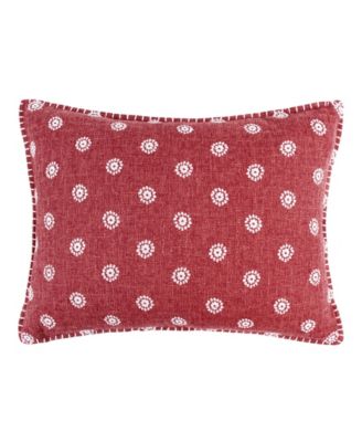 Levtex Angelica Embroidered Decorative Pillow, 14" x 18"