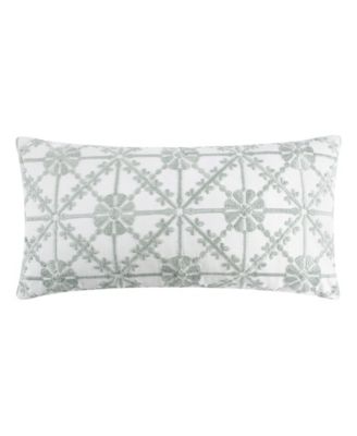 Декоративная подушка Levtex Sarrah с вышивкой, 12" x 24"