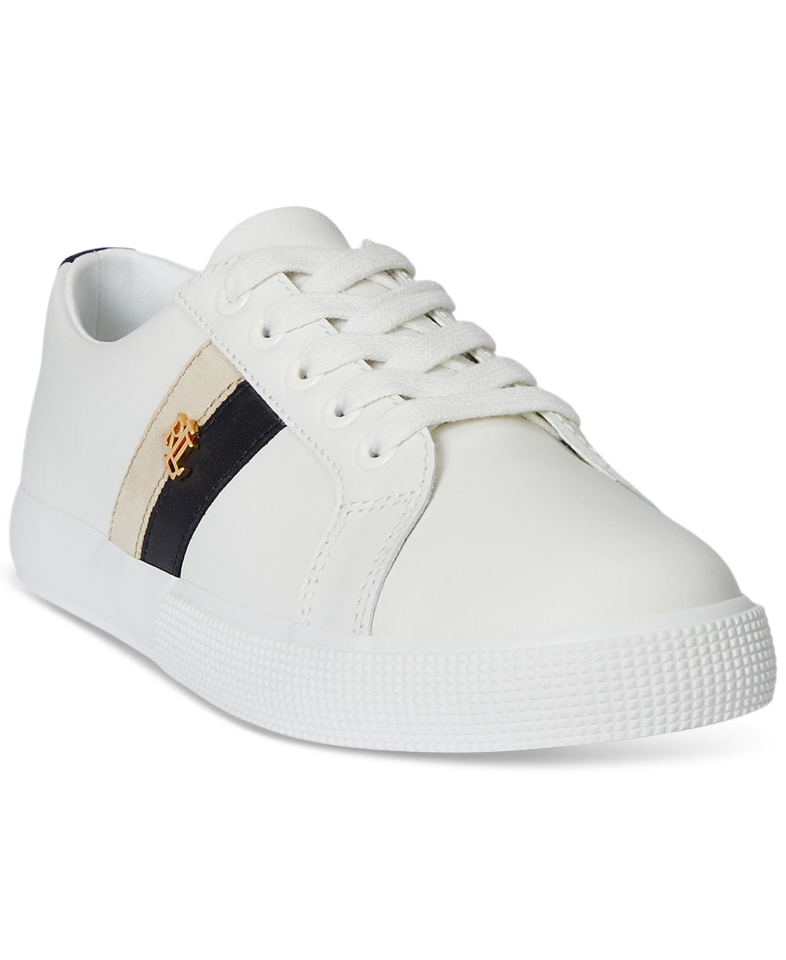 Lauren Ralph Lauren Women's Janson II Color-Blocked Flat Sneakers