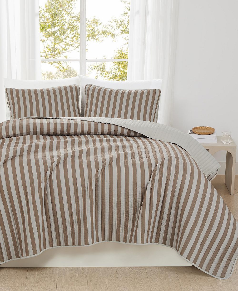 Truly Soft Weston Stripe 3-Pc. Quilt Set, King
