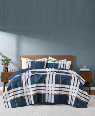 Truly Soft Henry Plaid 3-Pc. Quilt Set, King