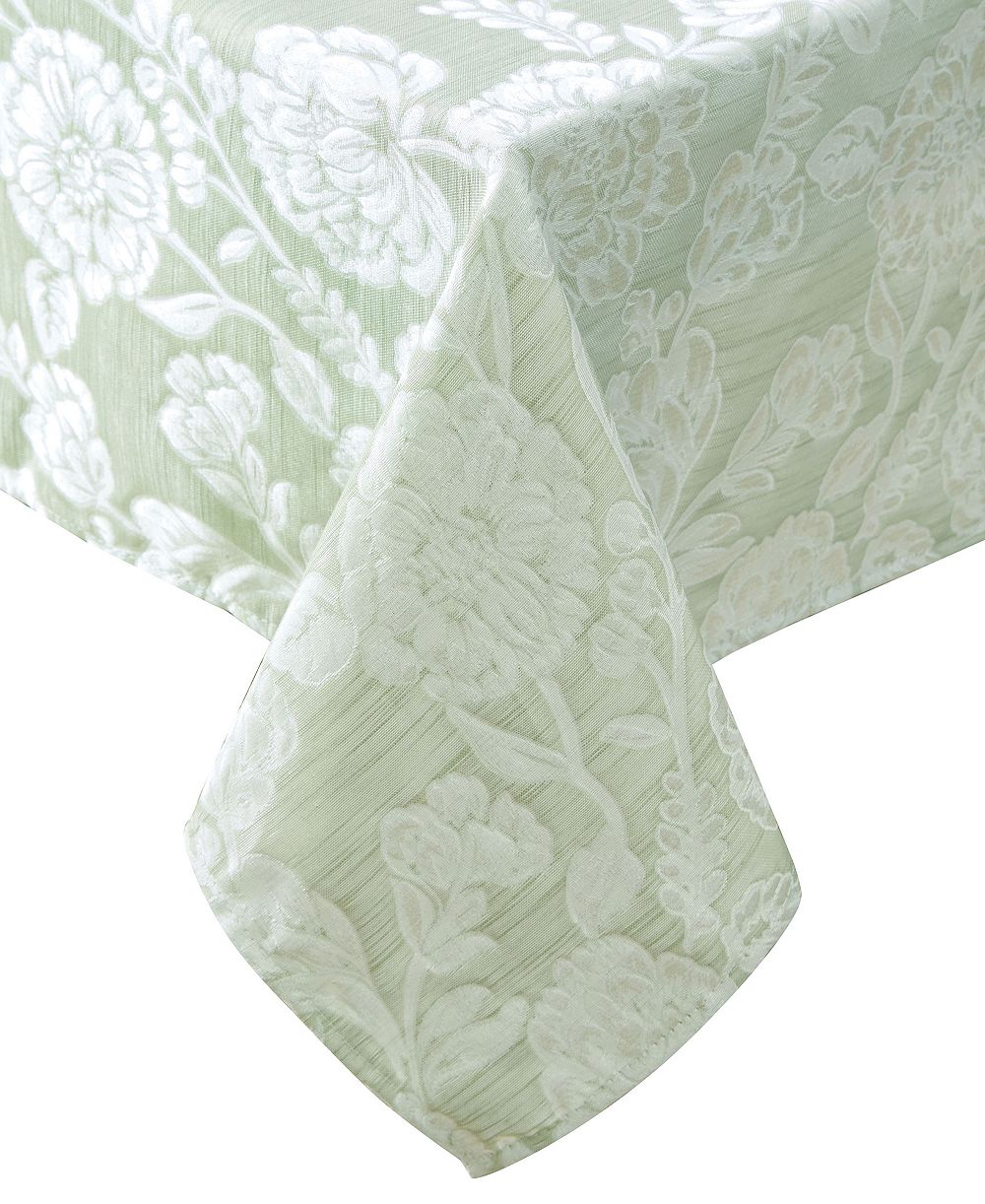 Laura Ashley Annaleigh Jacquard Tablecloth, 60"W x 102"L