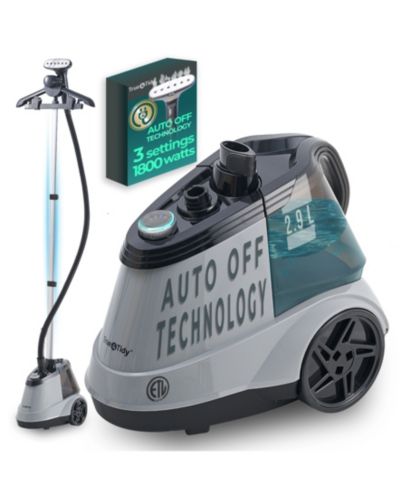 True & Tidy Heavy Duty 1800W интеллектуальный отпариватель для одежды с датчиком воды и звуковым сигналом