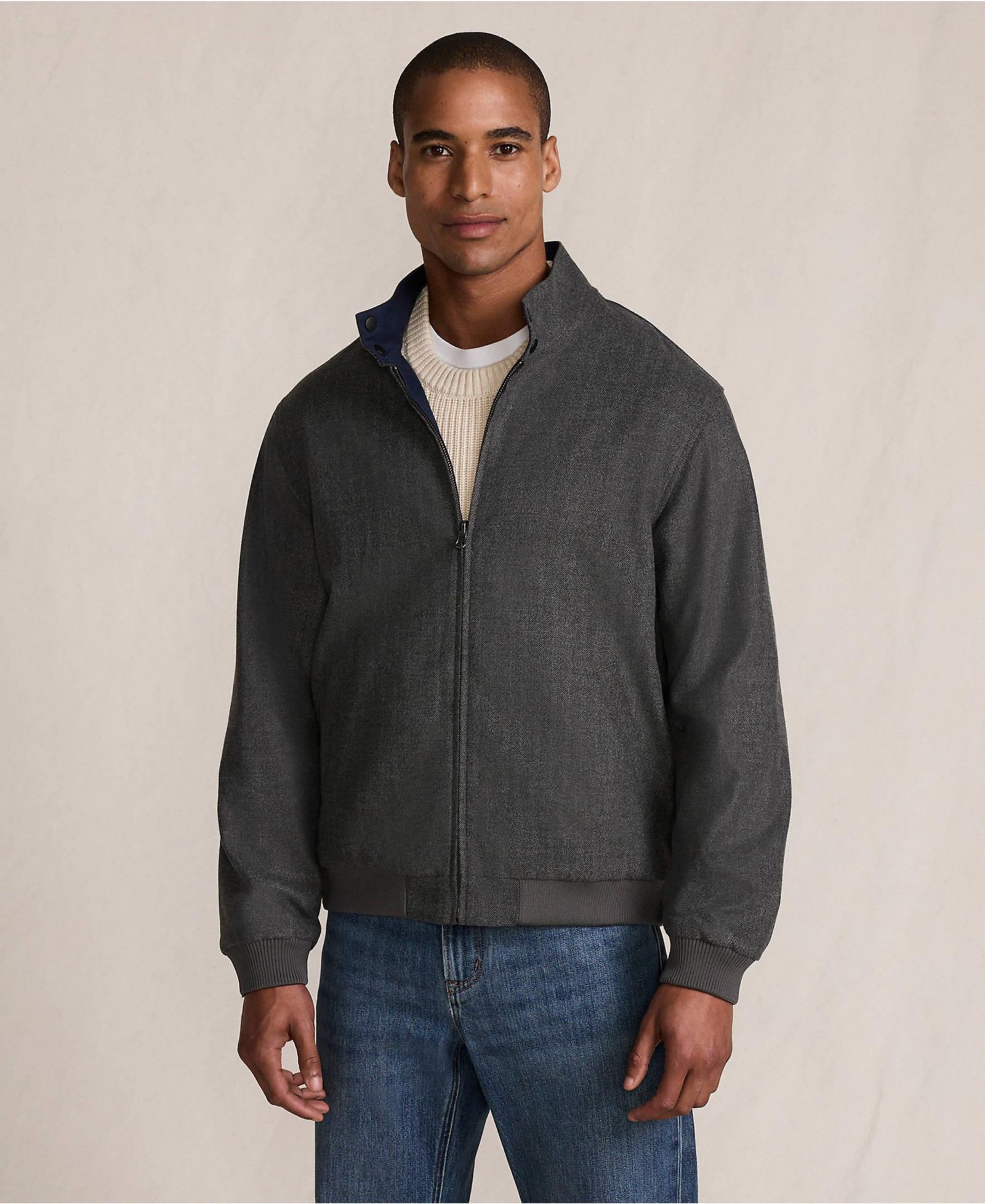 Lands' End Men's Reversible Harrington Jacket