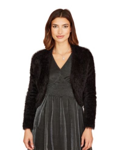 Женский трикотажный болеро Yumi Eyelash Knit