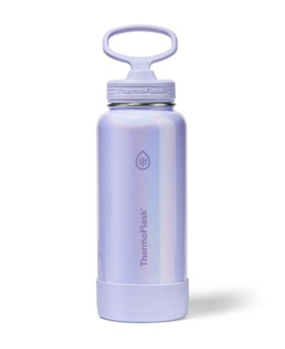 ThermoFlask 32 oz. Double Wall Vacuum Insulated Water Bottle с Straw Lid