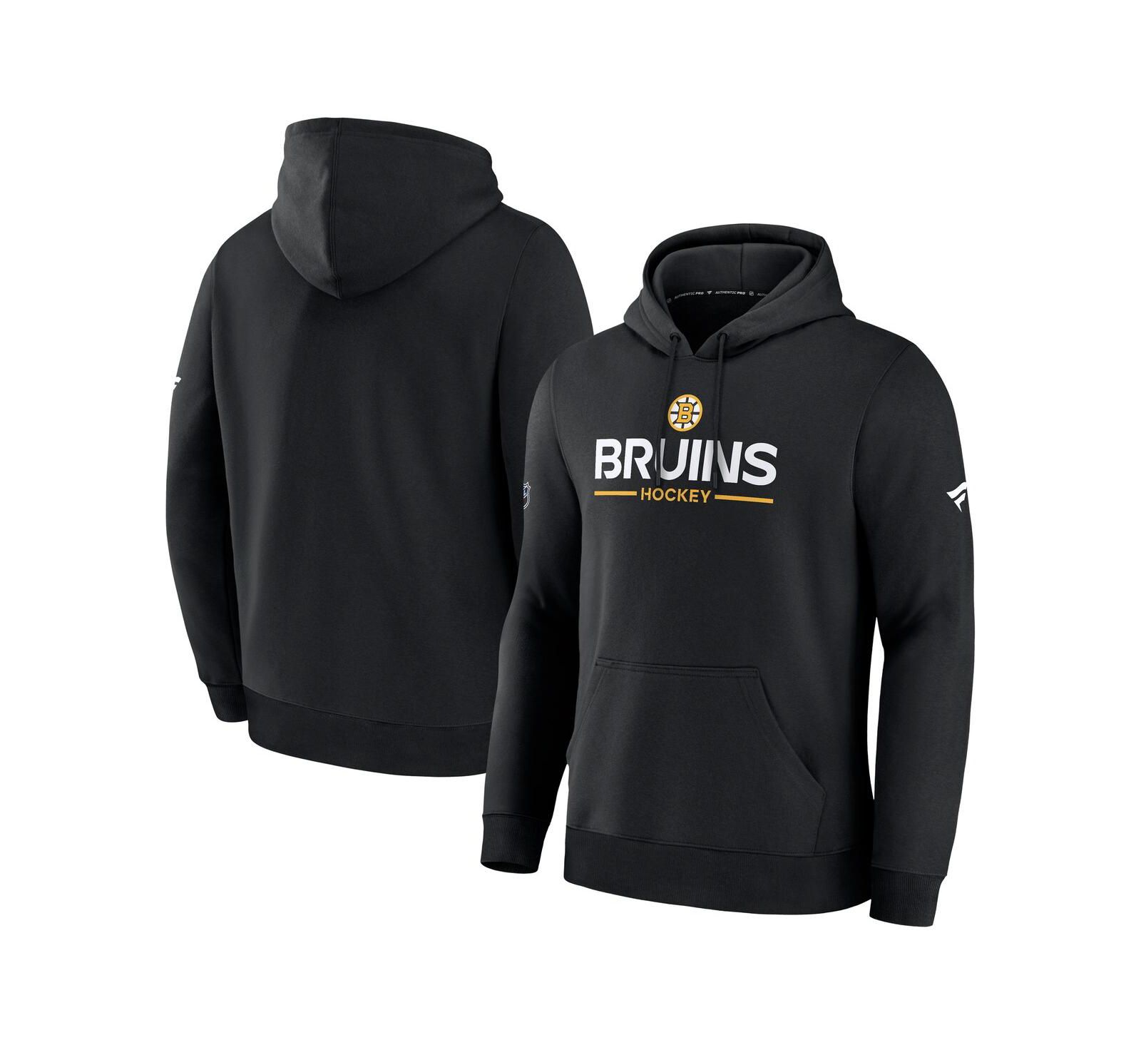 Fanatics Мужское худи Boston Bruins Authentic Pro Black