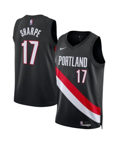 Джерси Nike Men's and Women's Shaedon Sharpe Black Portland Trail Blazers Swingman - Icon Edition
