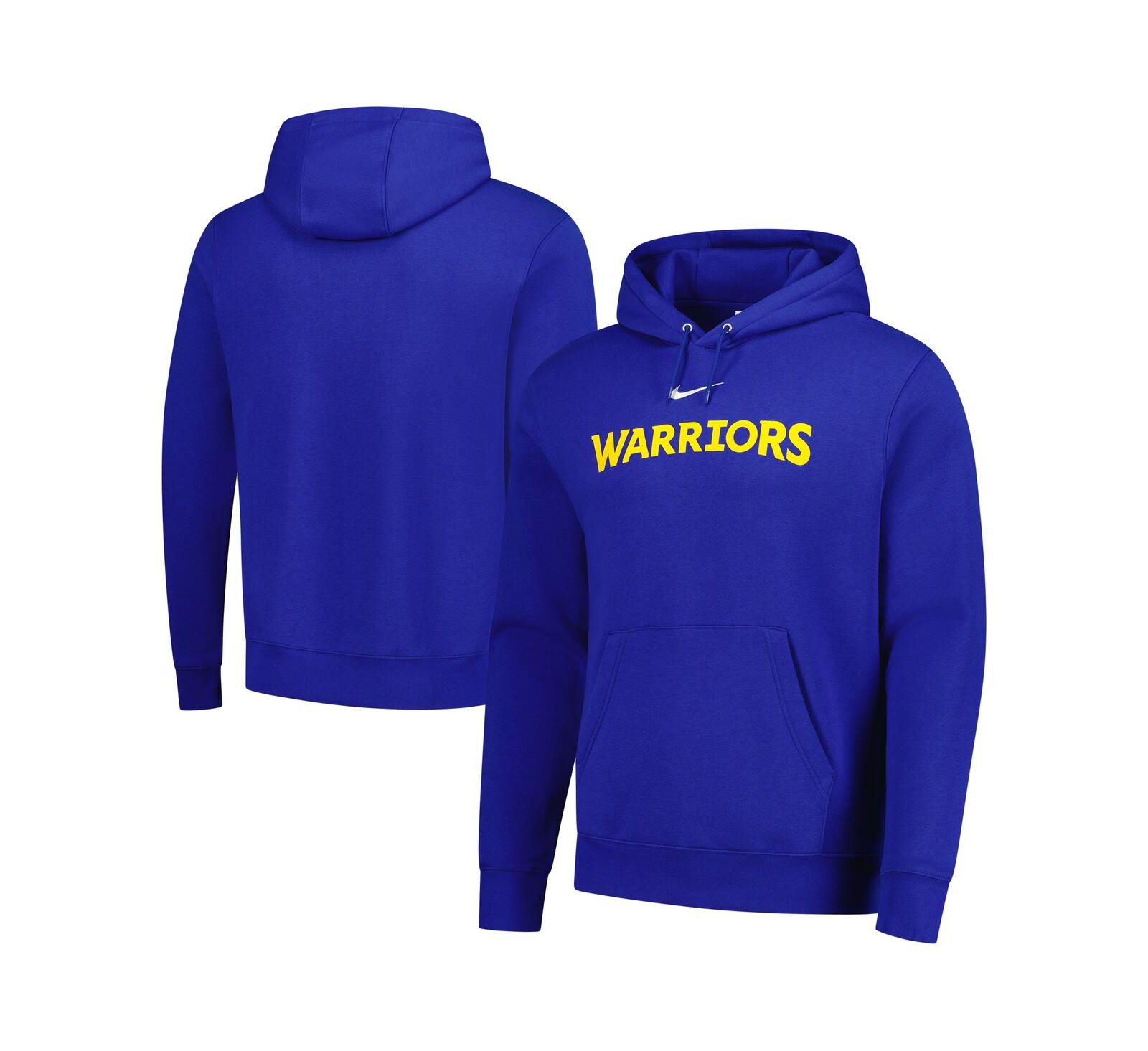Мужское худи Nike Royal Golden State Warriors Sportswear Essential Wordmark Club