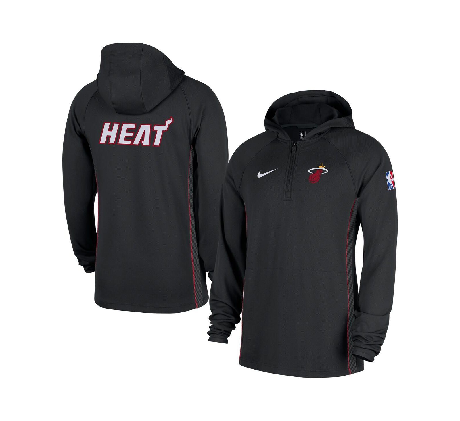 Мужское худи Nike Miami Heat Authentic On Court Zone Quarter-Zip