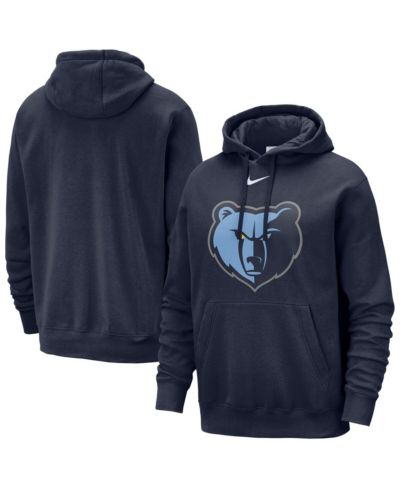 Nike Men's Navy Memphis Grizzlies Essential Logo Club Pullover Hoodie