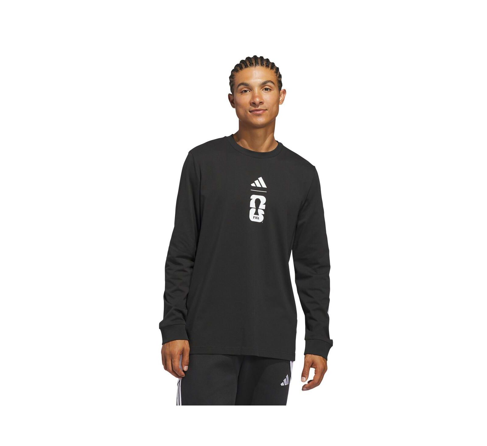 Adidas Men's Black 2026 FIFA World Cup Graphic Long Sleeve T-Shirt