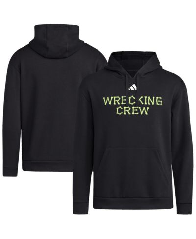 Adidas Men's Black Texas A&M Aggies Glow Halloween Wrecking Crew Pullover Hoodie