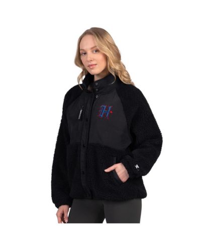 Женская куртка Starter Navy Houston Texans On the Ball Sherpa
