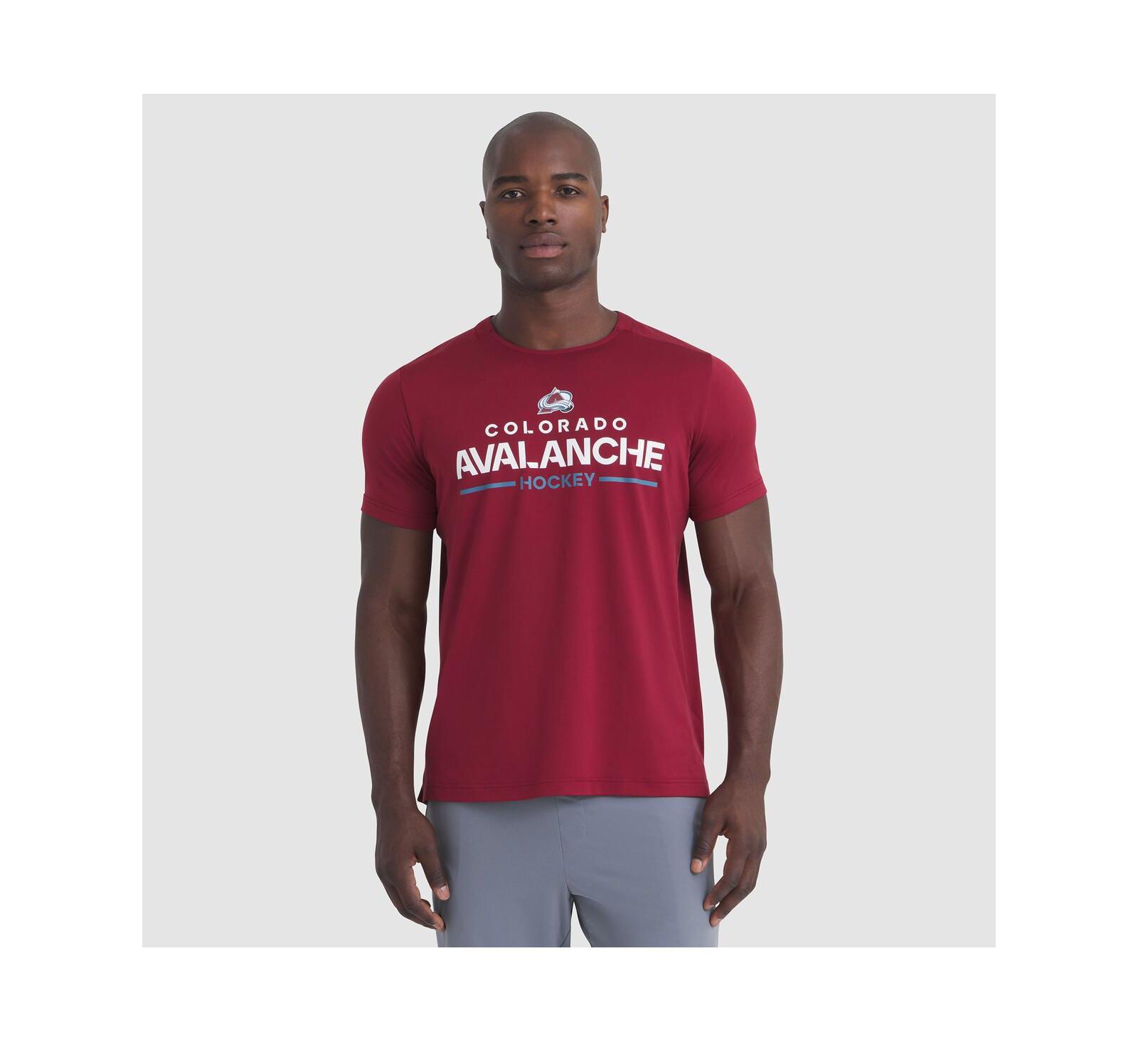 Fanatics Men's Burgundy Colorado Avalanche Authentic Pro Rink Tech T-Shirt