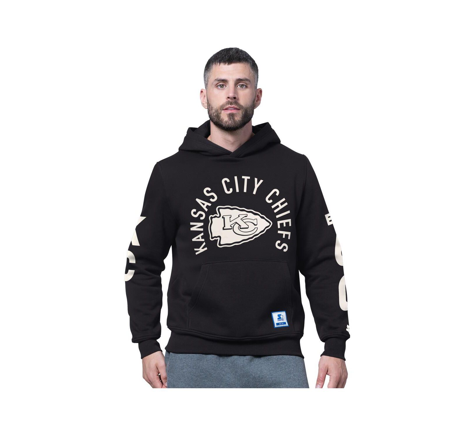 Мужское худи Starter Kansas City Chiefs Black Fleece