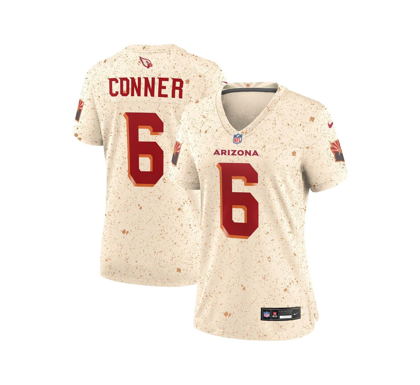 Nike Women's James Conner Natural Arizona Cardinals 2025 Rivalries Collection Game Jersey