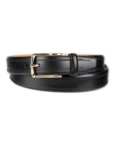 30MM Cole Haan Men's Double Stitched Leather Dress Belt