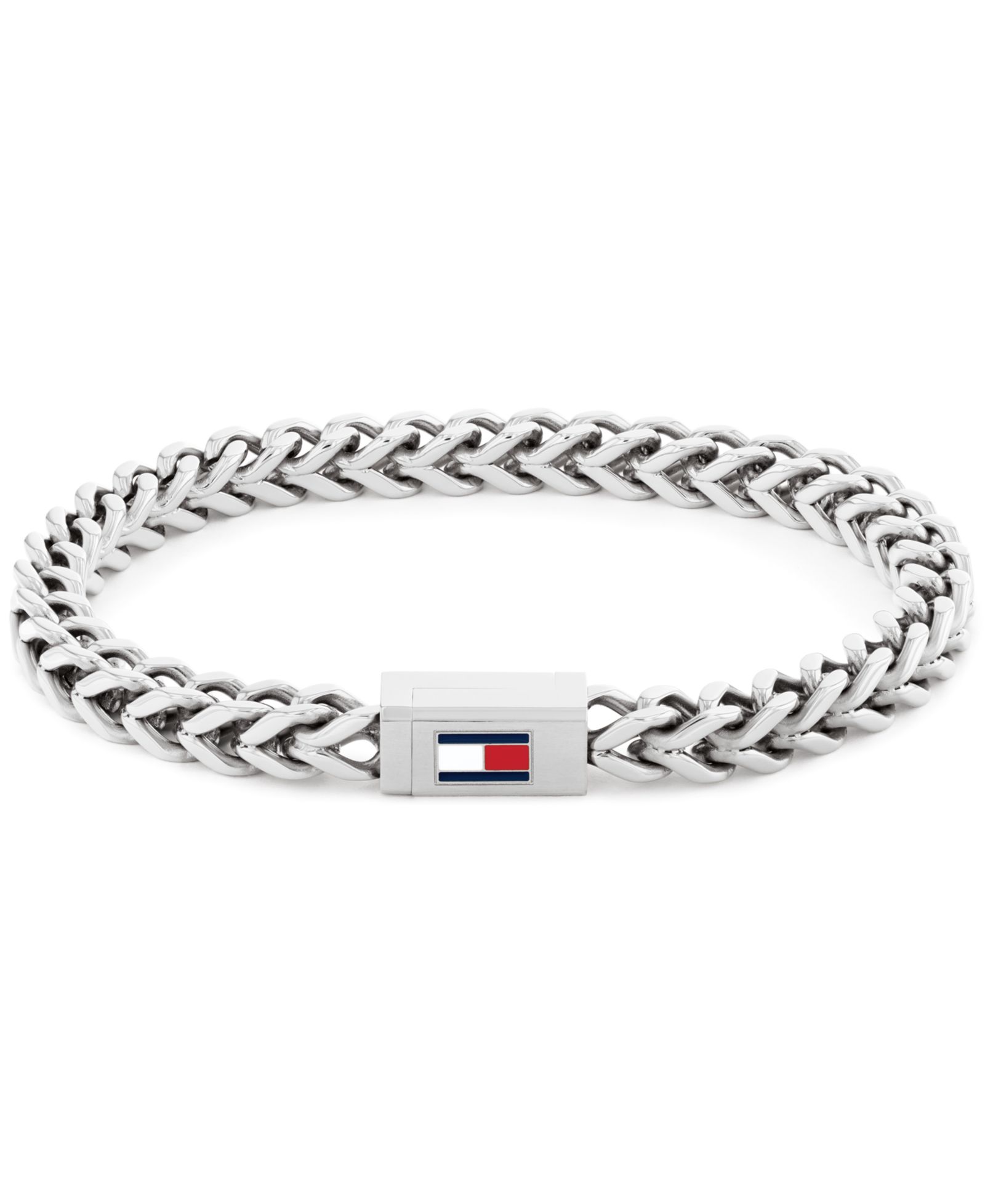 Tommy Hilfiger мужской браслет из нержавеющей стали с серебристым оттенком