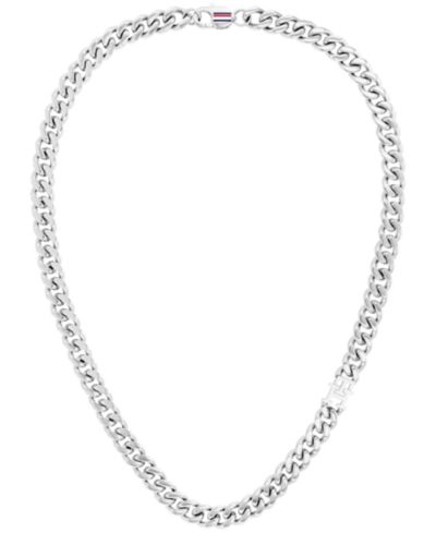 Ожерелье Tommy Hilfiger Men's Silver-Tone Stainless Steel Link Chain Necklace