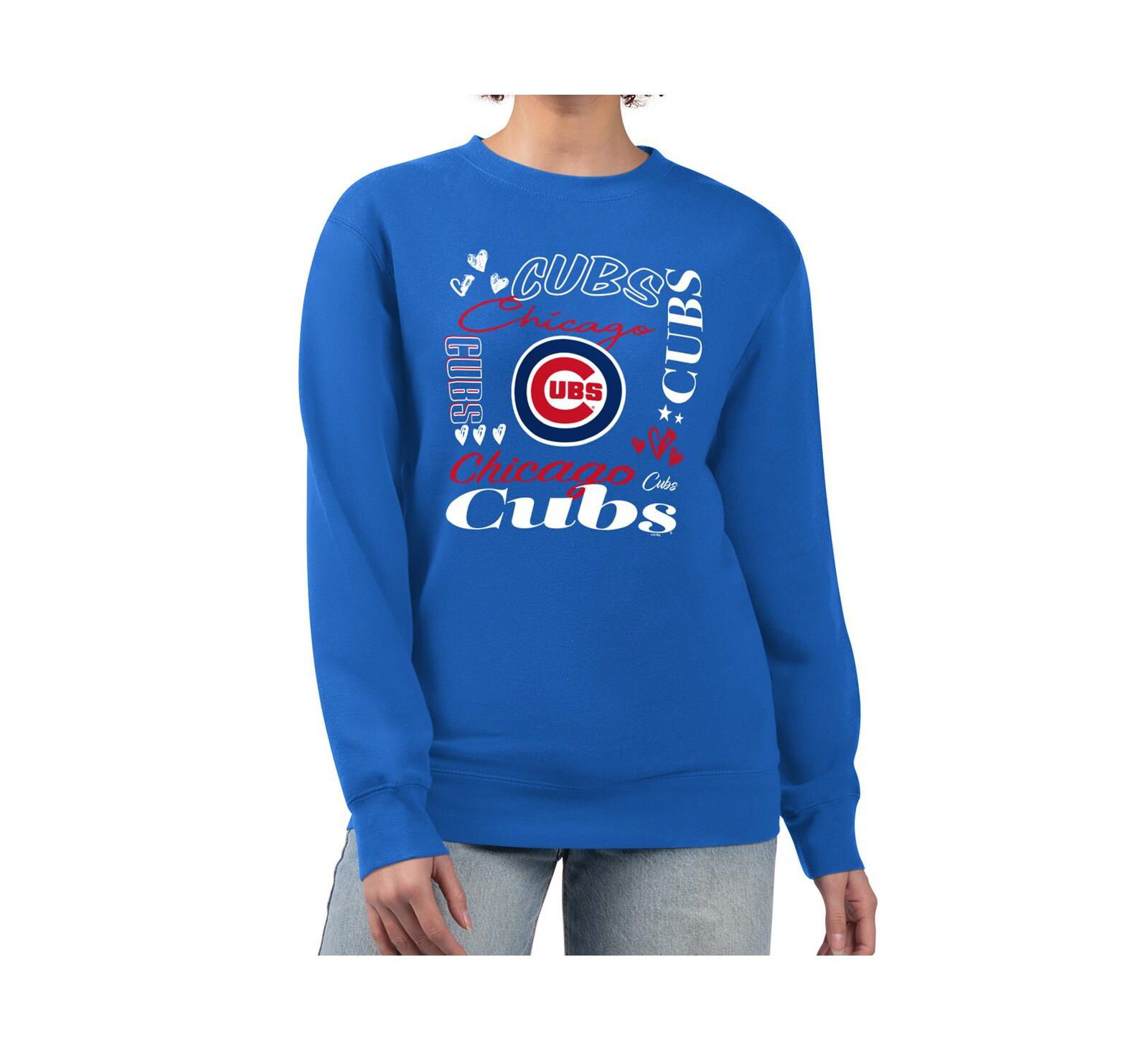 Женское худи G-III 4Her by Carl Banks Chicago Cubs Fleece