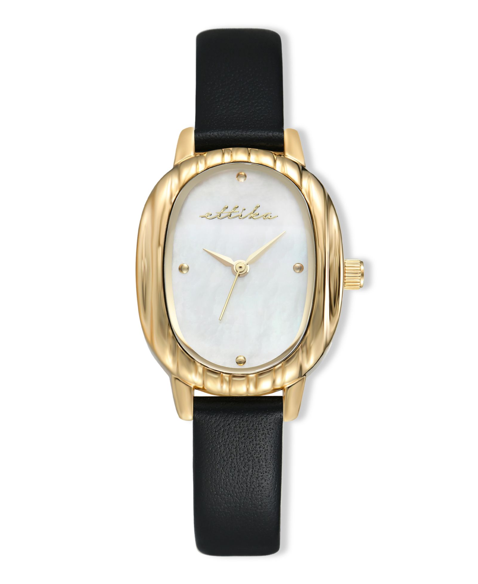 Часы ETTIKA Timeless Texture Gold Plated Leather 70-110mm