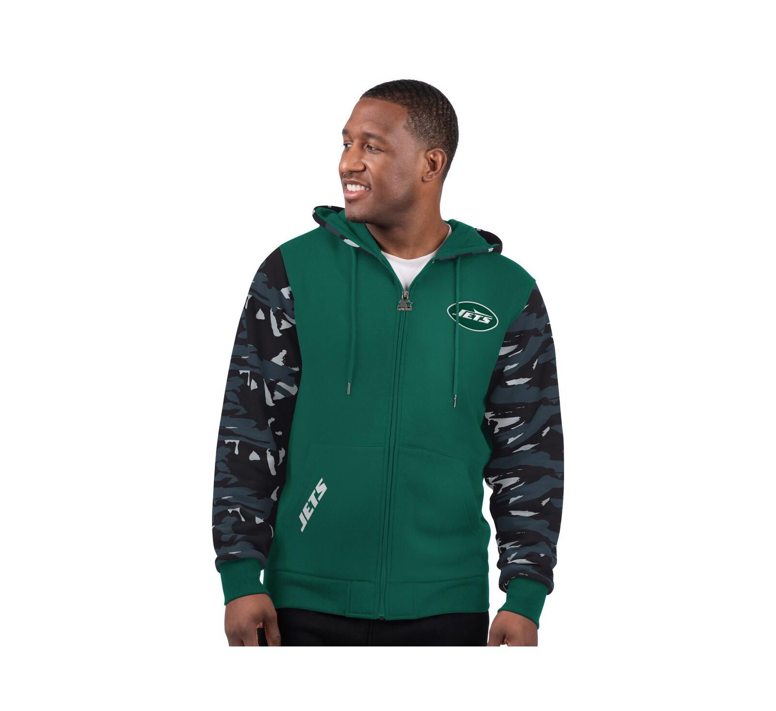 Starter Мужской худи с молнией New York Jets Green