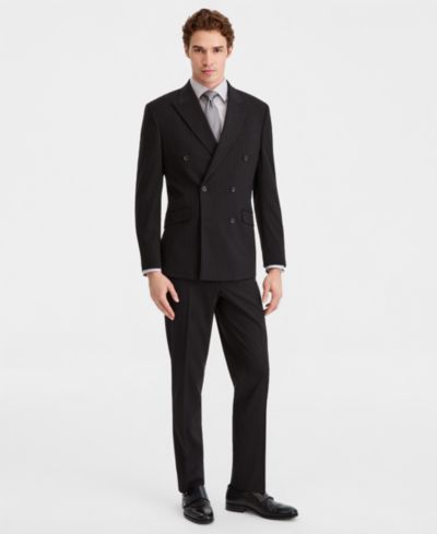 Kenneth Cole Reaction Men's Double-Breasted Slim-Fit 2-Piece Suit
