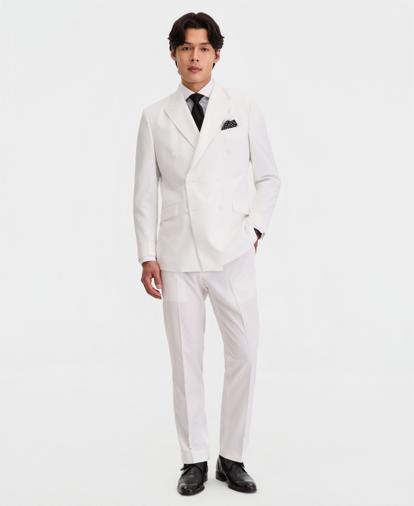 Kenneth Cole Reaction Men's Double-Breasted Slim-Fit 2-Piece Suit