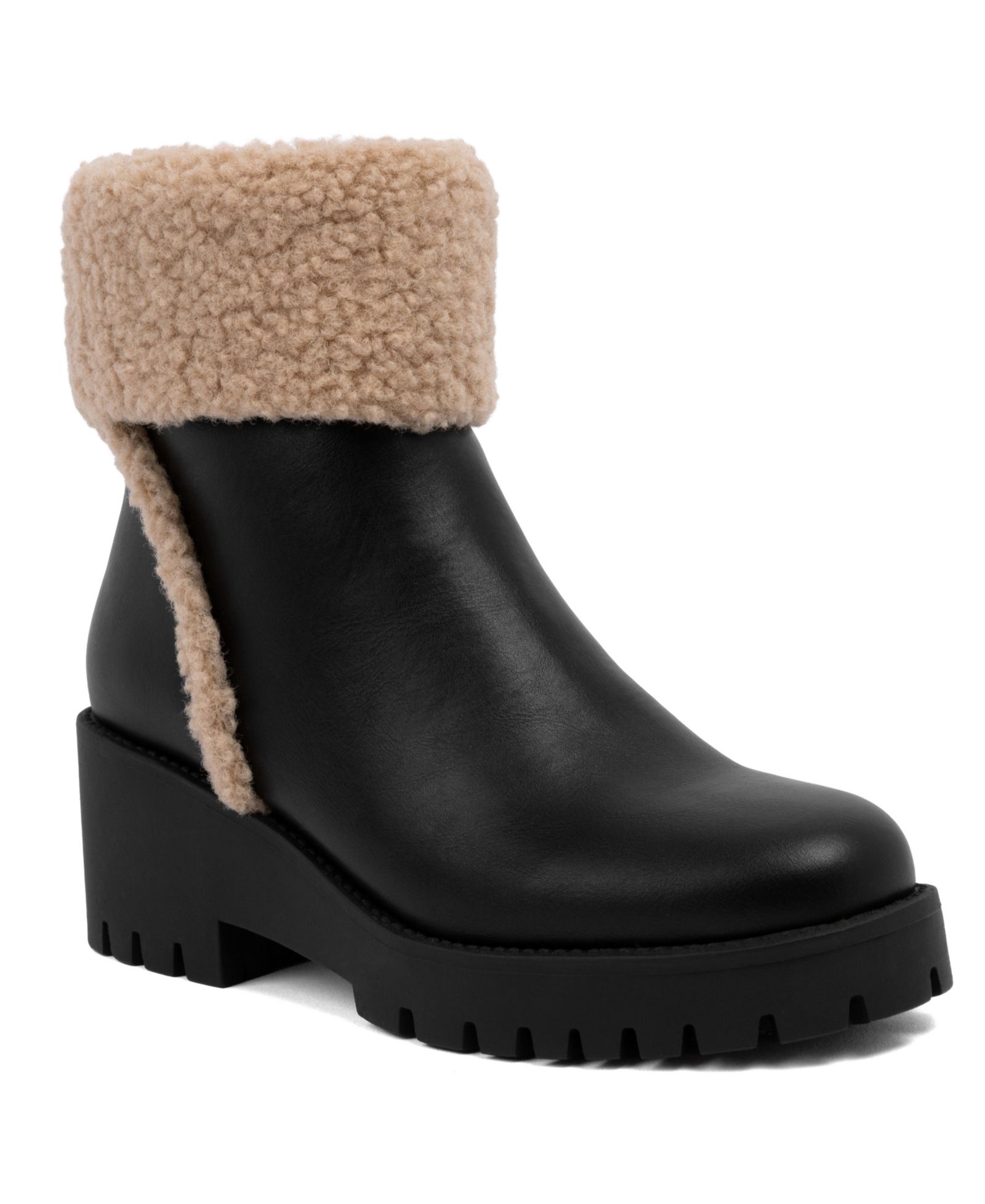 Jones New York Women's Osena Lug Sole Cozy Booties