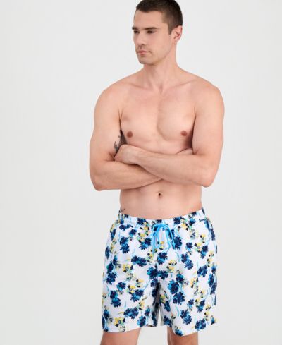 Club Room Men's Casale Floral Swim Trunks, Macy's Exclusive