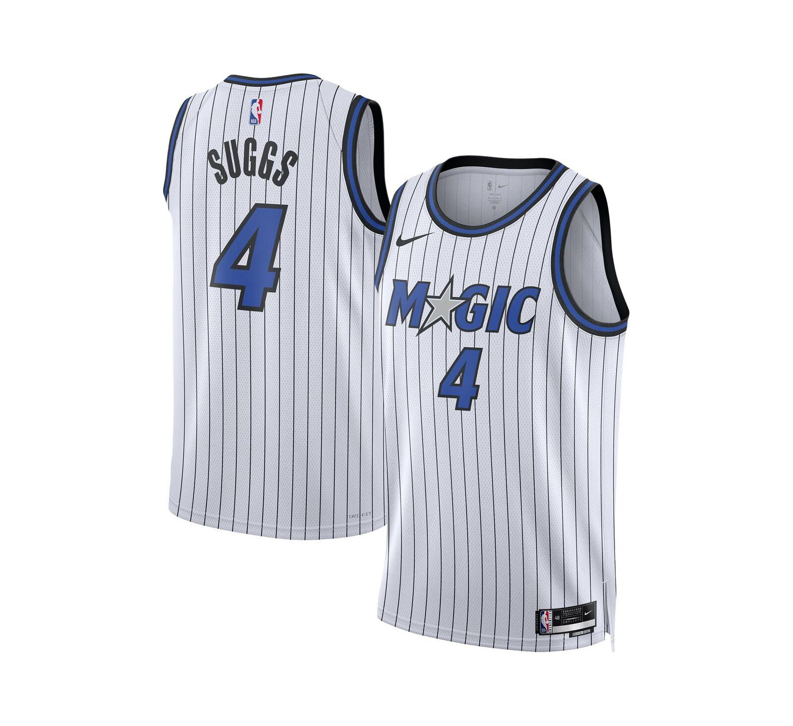 Nike Men's and Women's Jalen Suggs White Orlando Magic Swingman Player Jersey - Association Edition