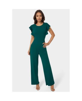 Bebe Women's Scuba Crepe Jumpsuit