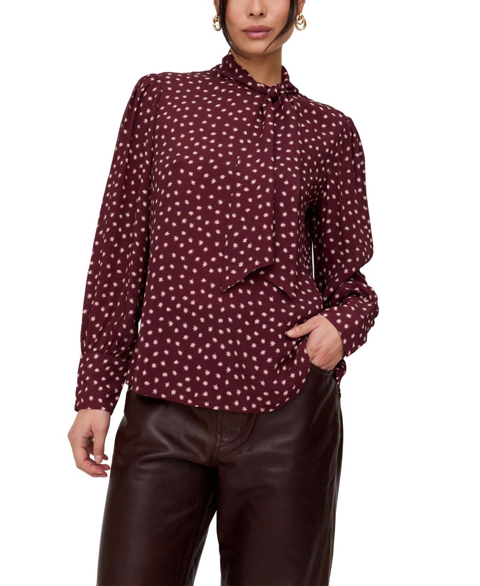 Lily and Lionel London Women's Fifi bow Blouse