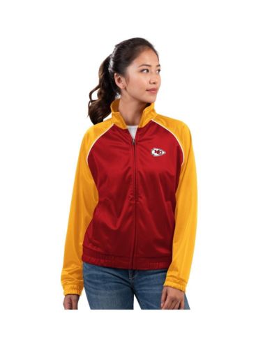 Женская спортивная куртка G-III 4Her by Carl Banks Kansas City Chiefs, красная, на молнии