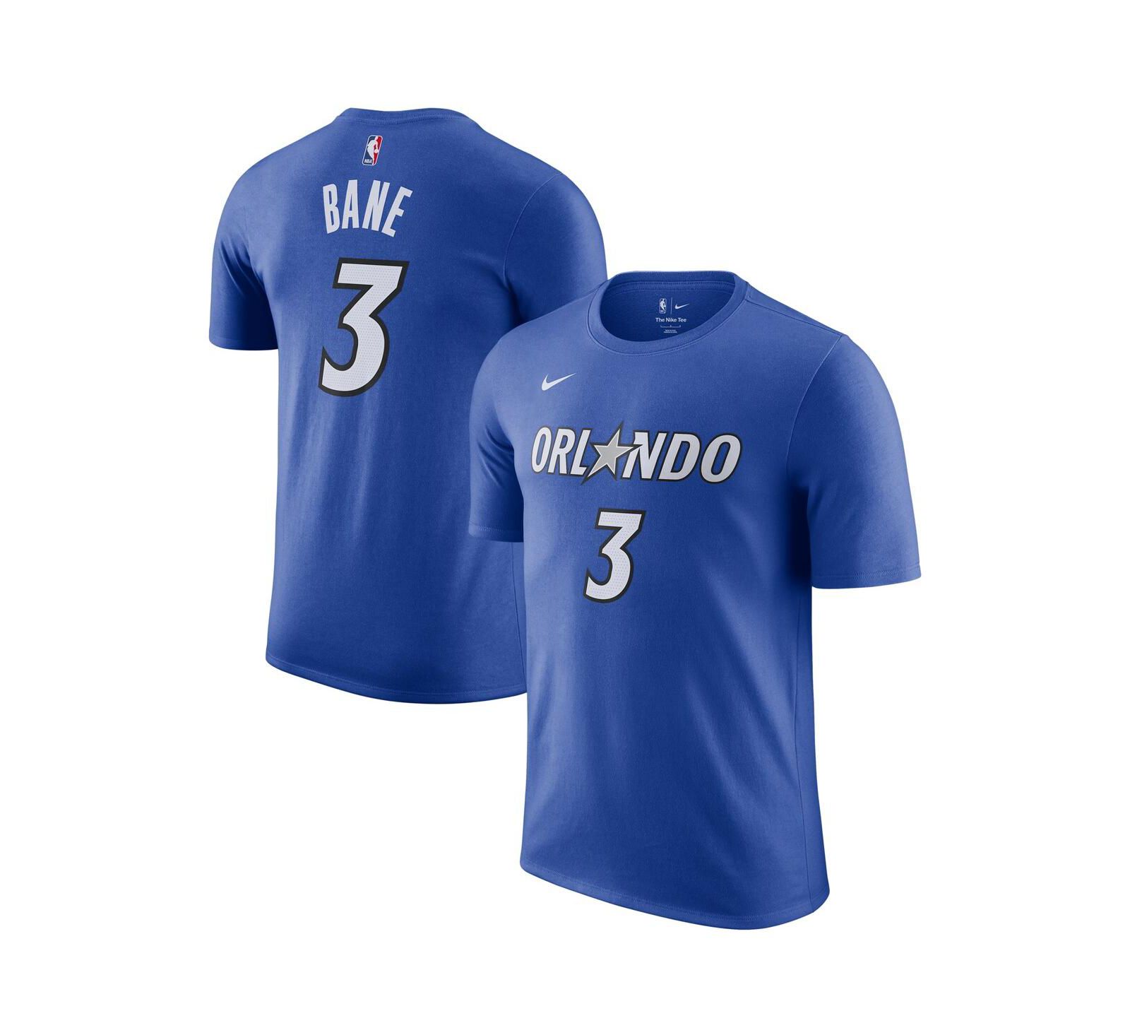 Nike Men's Desmond Bane Blue Orlando Magic Icon Edition Name & Number T-Shirt