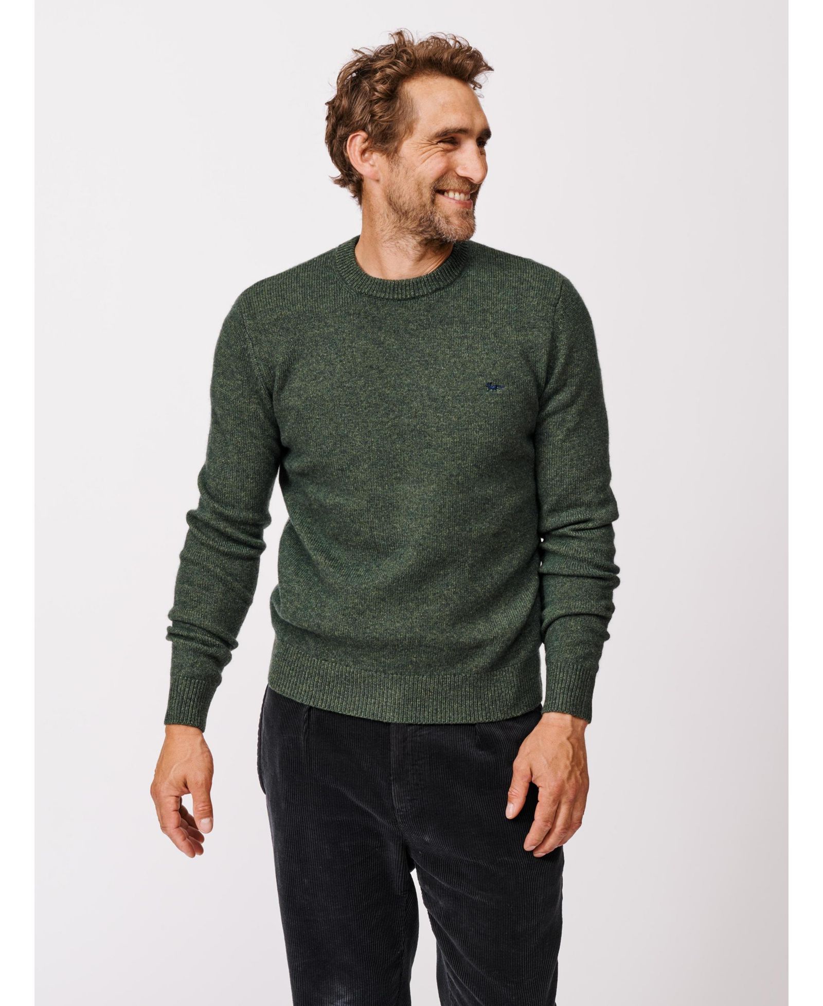 Мужской джемпер Aubin Phillips Lambswool Crew Neck