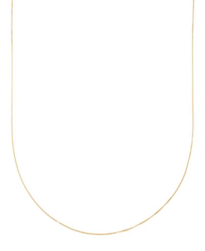 Macy's Цепочка ожерелья из желтого золота 14k