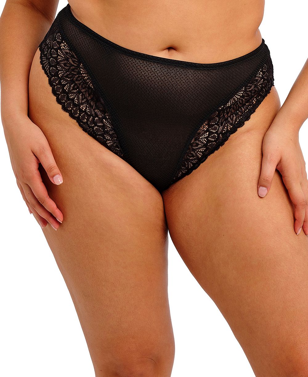 Elomi Plus Size Tiernie Lace Full-Coverage Panty