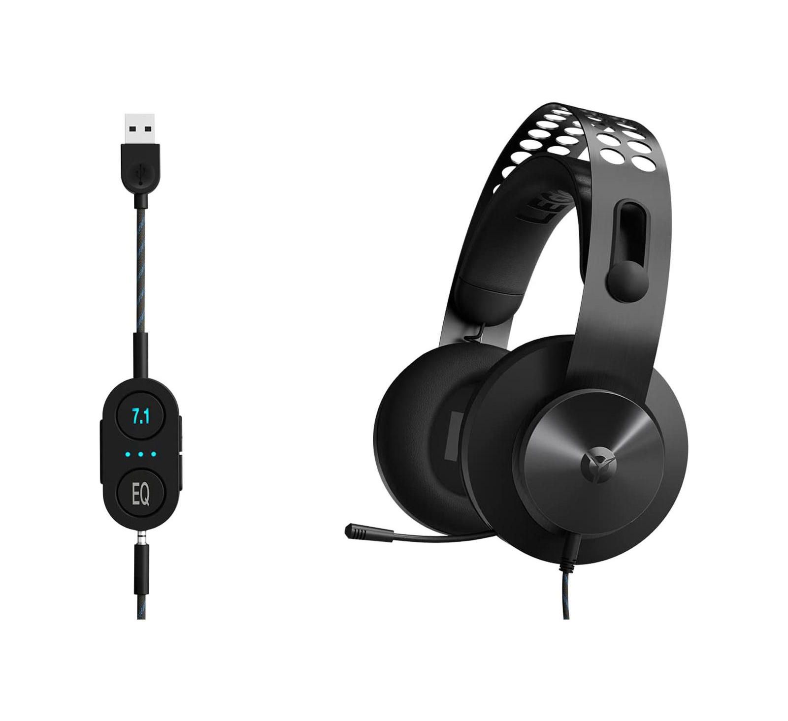 Игровая гарнитура Lenovo Legion H500 Pro Wired 7.1 Surround Sound Over-Ear, Iron Gray